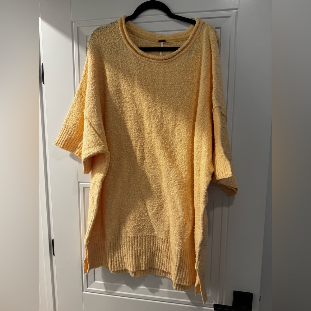 Free people oversized knit sweater
